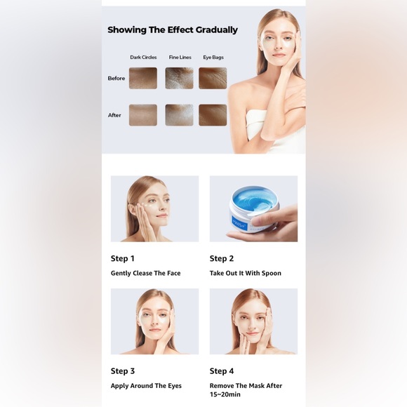 🇺🇸3/$20 +WIS+ Under Eye Patches, Dark Circles, Wrinkles, Firming. - Picture 6 of 13